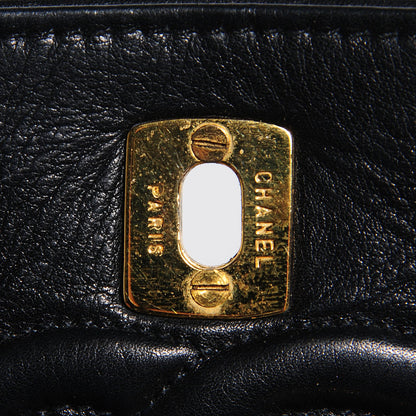 Chanel Lambskin Quilted Medium Single Flap Black 5 of 9