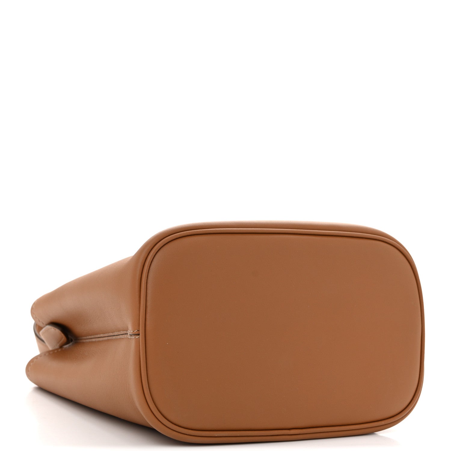 Prada Soft Grained Secchiello Bucket Bag Caramel 1884479