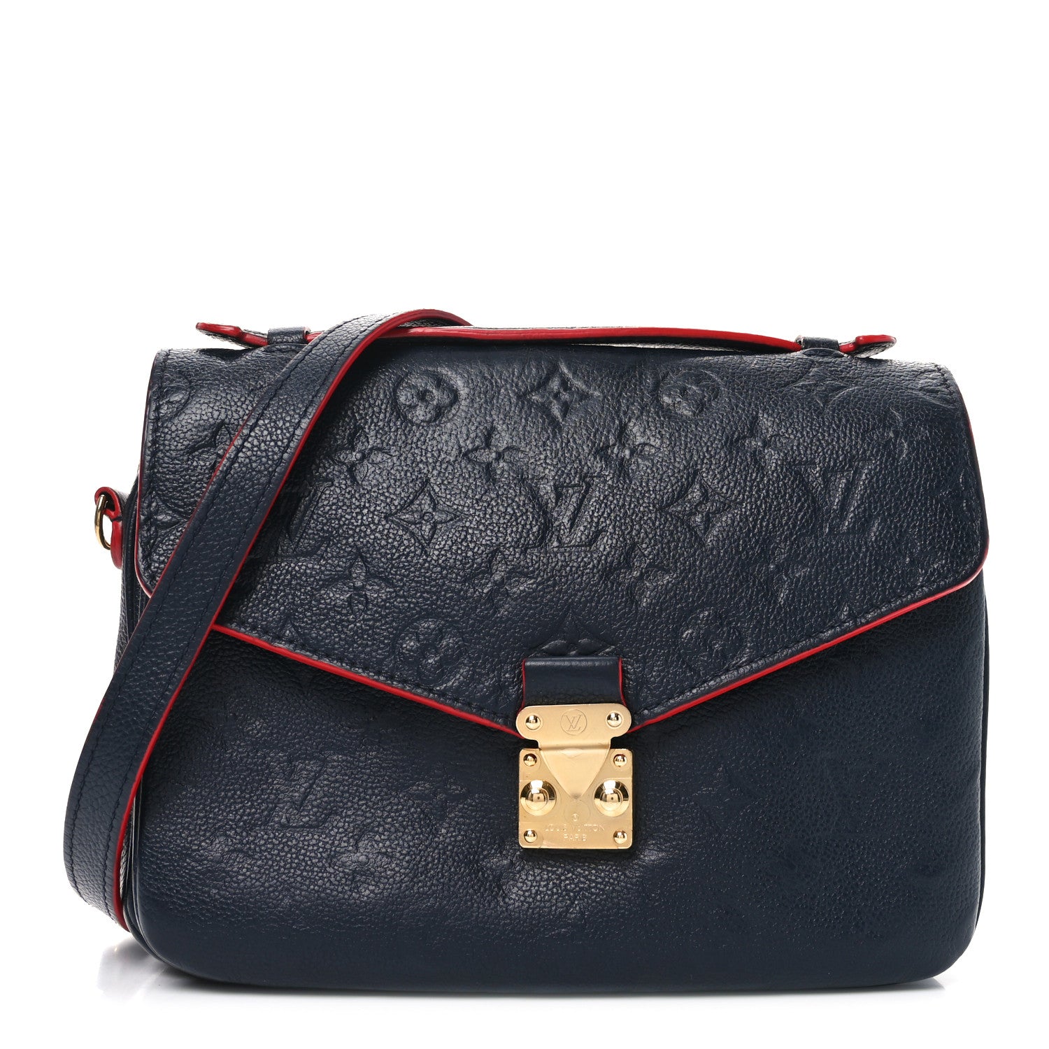 Louis Vuitton Empreinte Pochette Metis Marine Rouge 1 of 9
