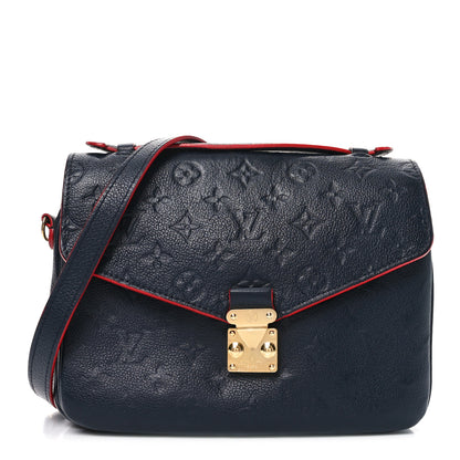 Louis Vuitton Empreinte Pochette Metis Marine Rouge 1 of 9