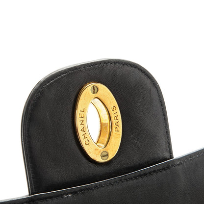 Chanel Quilted Patent Quilted Jumbo Flap Black 9 of 9