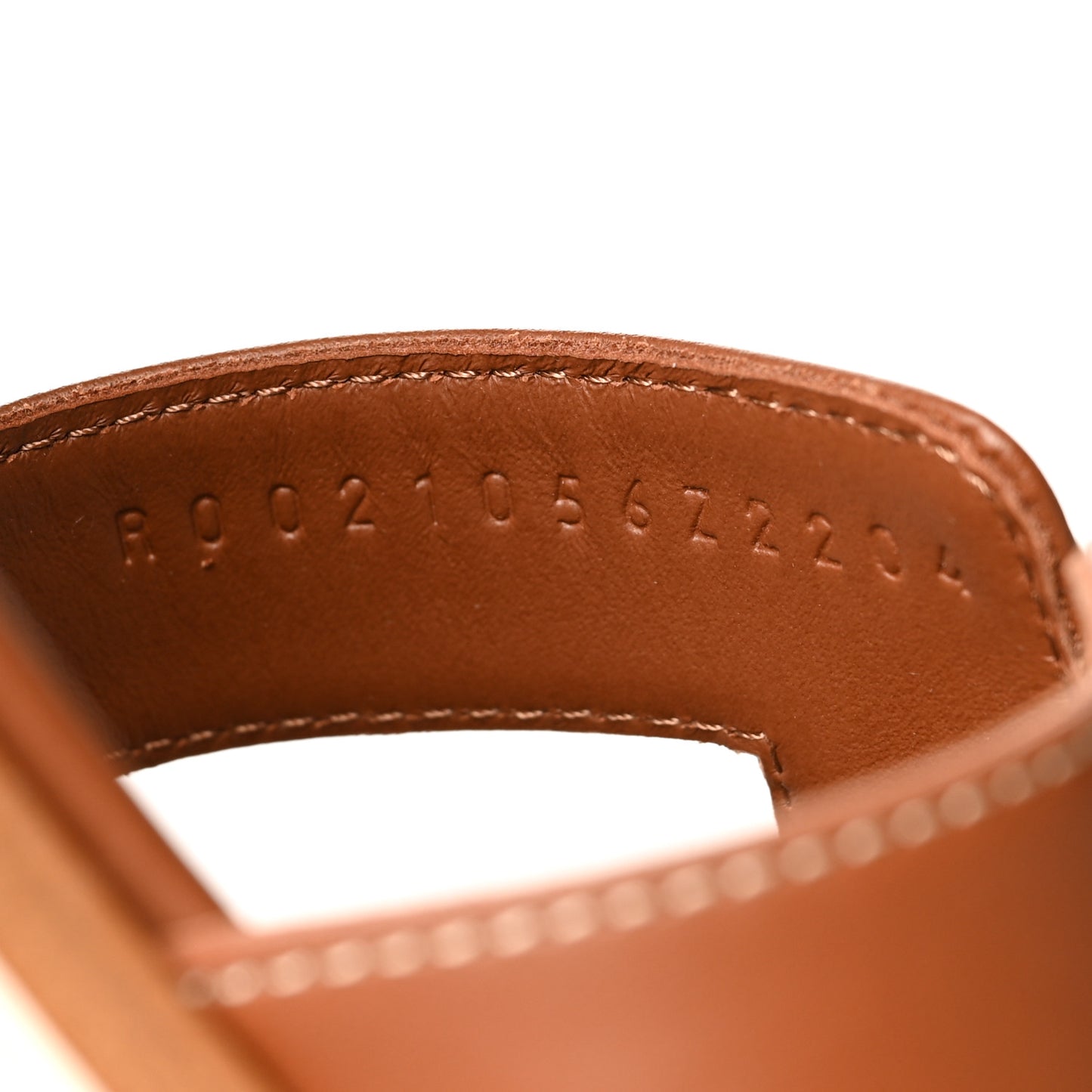 Box Calfskin Oran Sandals 38.5 Gold