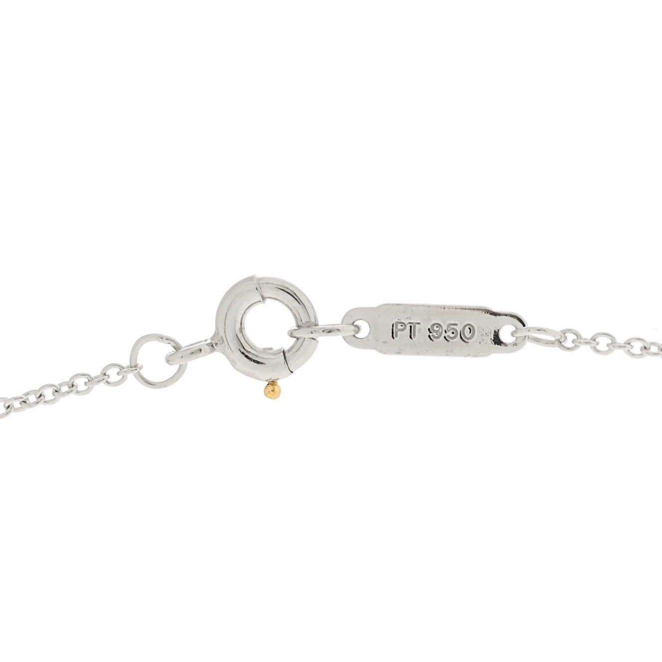 Platinum Diamond Moon Pendant Necklace