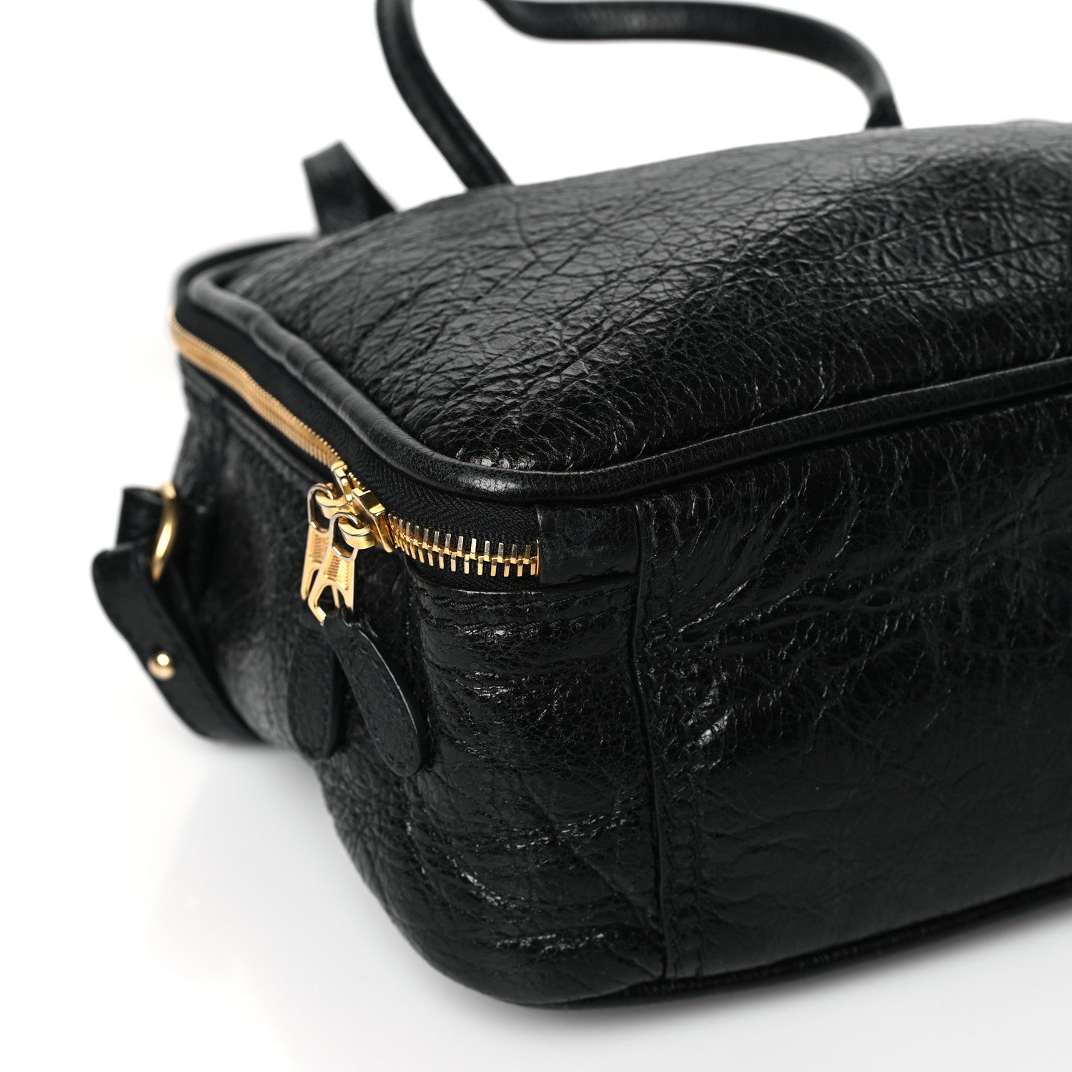 Balenciaga Agneau S Blanket Square Tote Black 7 of 9