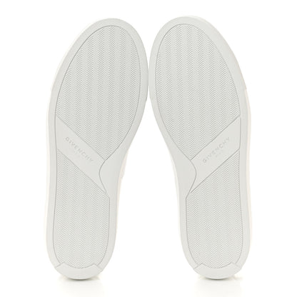 Givenchy Calfskin Band Logo Womens Urban Street Sneakers 39 White 5 of 10