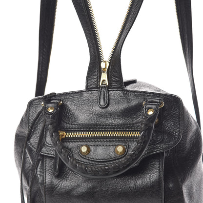 Balenciaga Agneau Giant 12 Gold Hardware Traveler Convertible Backpack Black 22 of 22