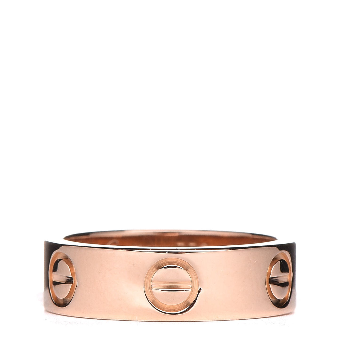 18K Pink Gold 5.5mm LOVE Ring 50 5.25