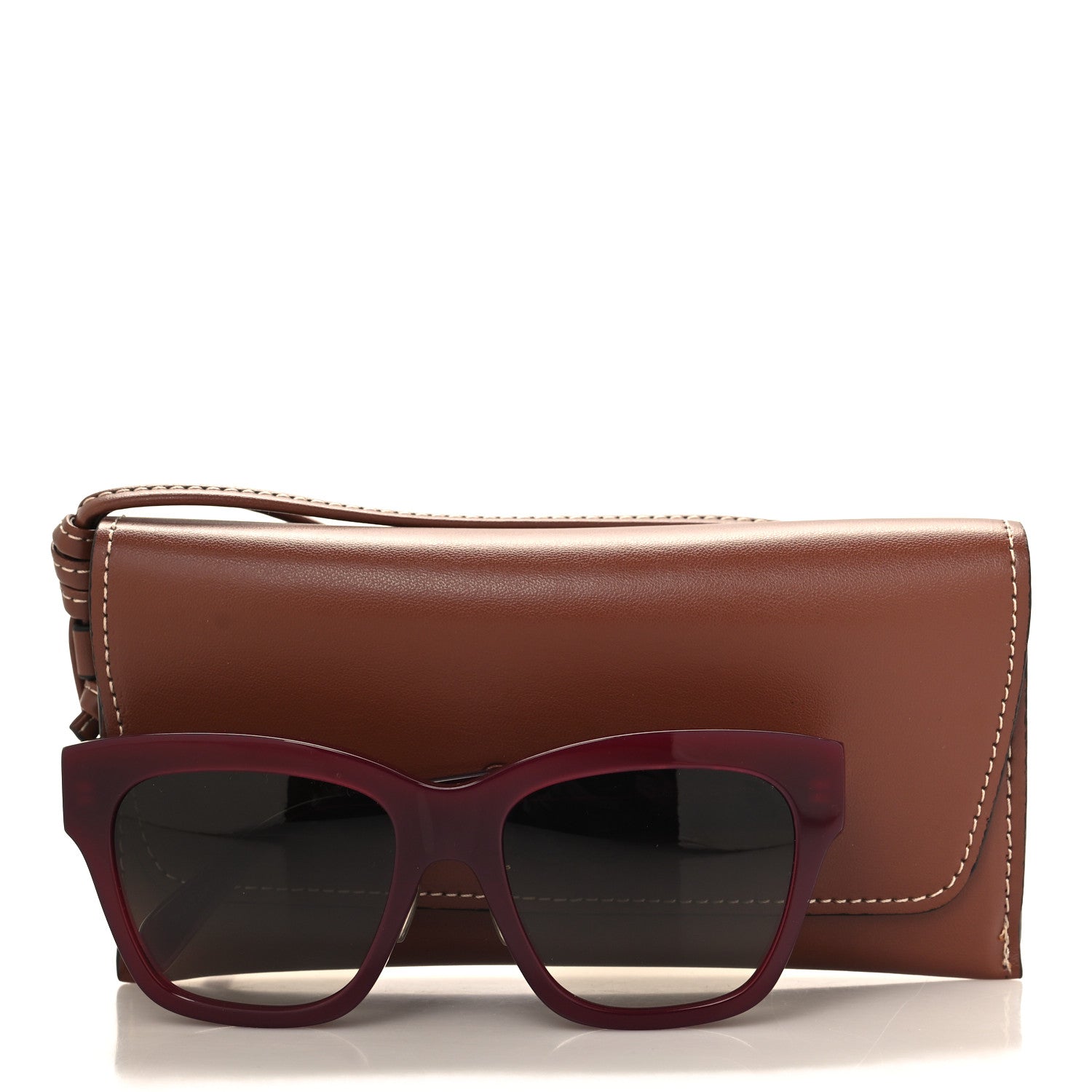 Celine Acetate Triomphe Sunglasses CL 40253F Red 7 of 7