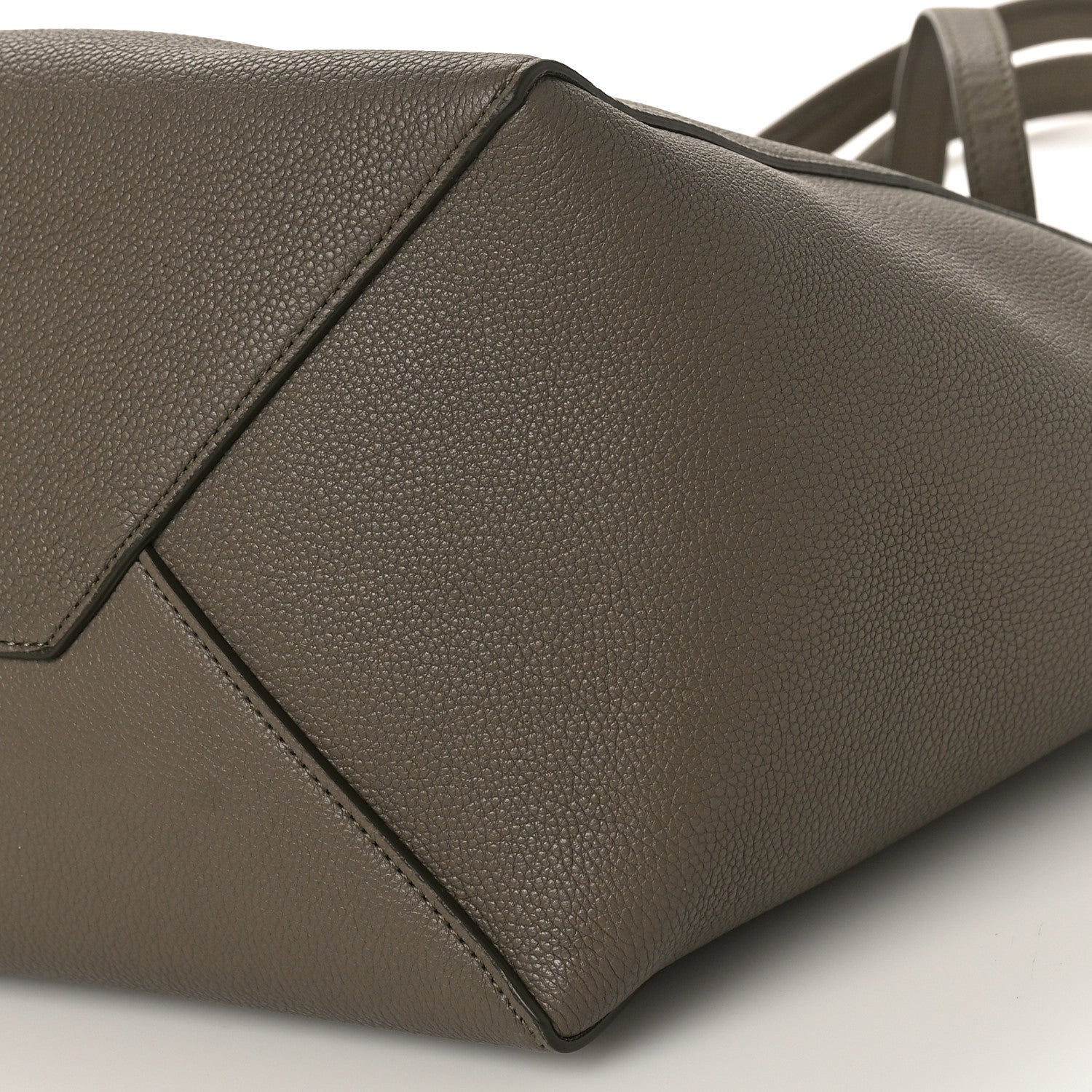 Celine Soft Grained Calfskin Small Belt Cabas Phantom Taupe 8 of 8