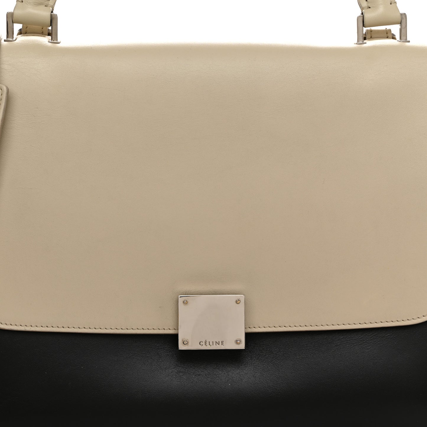 Smooth Calfskin Medium Tri-Color Trapeze Multicolor