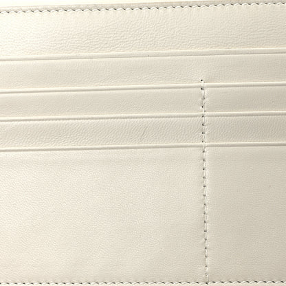 Saint Laurent Smooth Shiny Calfskin Monogram Uptown Wallet Crema Soft 12 of 13