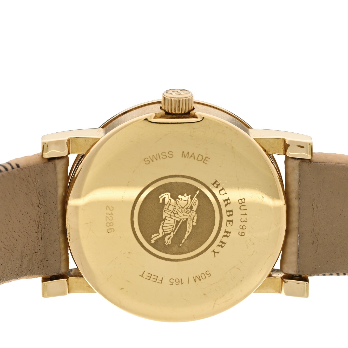 Stainless Steel Calfskin 28mm Nova Check Quartz Watch BU1399