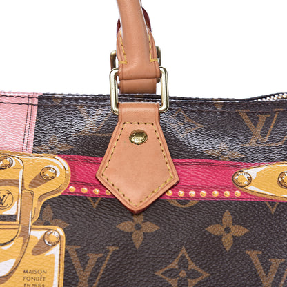 Louis Vuitton Monogram Summer Trunks Speedy Bandouliere 30 13 of 17