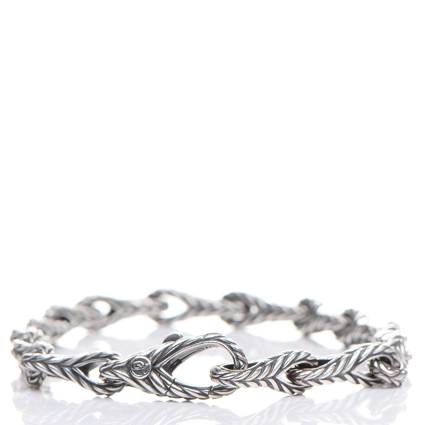 Sterling Silver 7mm Mens Link Bracelet