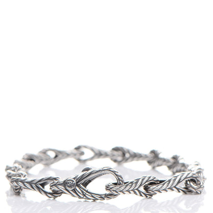 David Yurman Sterling Silver 7mm Mens Link Bracelet 3 of 4