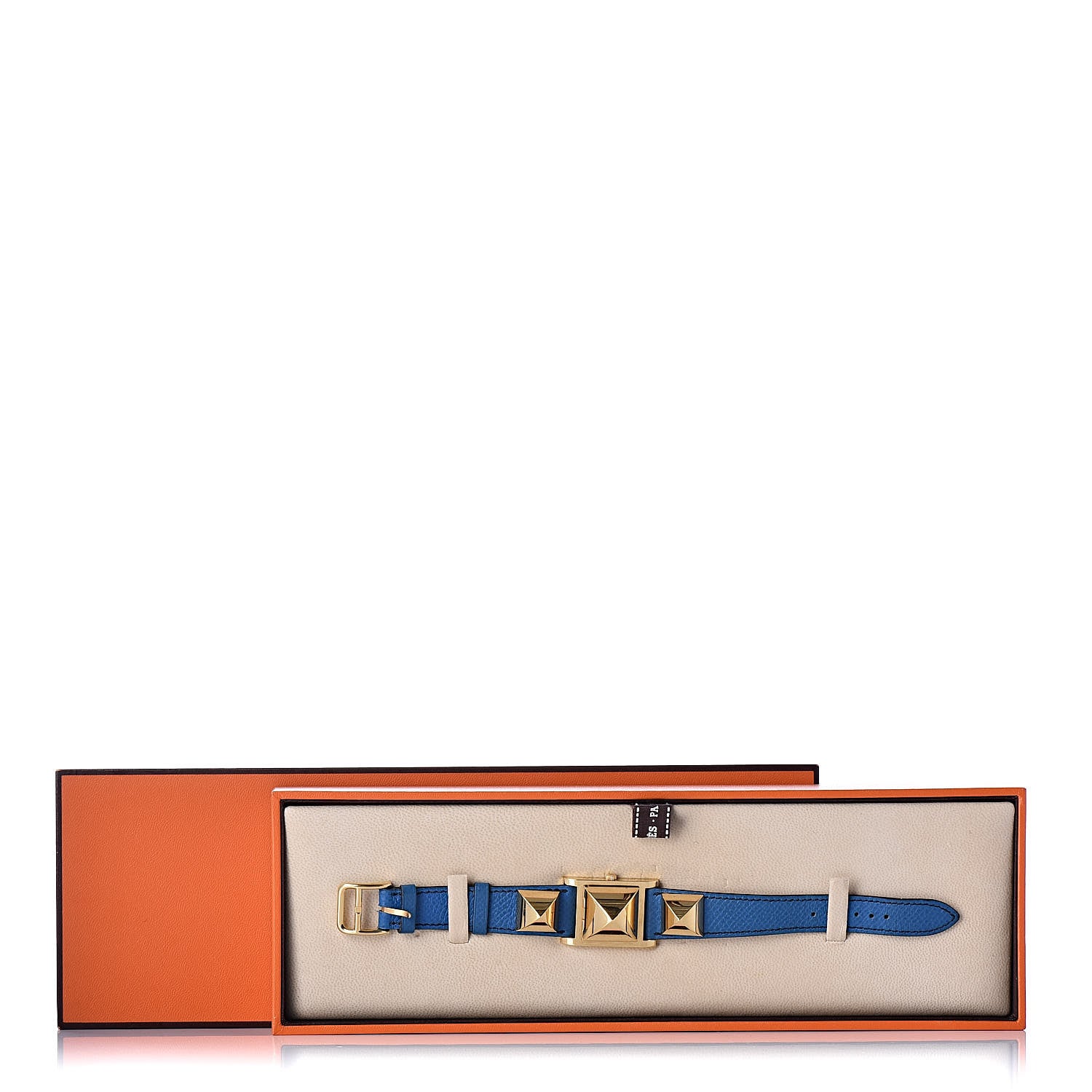 Hermes Stainless Steel Courchevel 23mm Medor Quartz Watch Bleu France 9 of 9