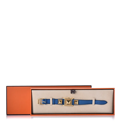 Hermes Stainless Steel Courchevel 23mm Medor Quartz Watch Bleu France 9 of 9