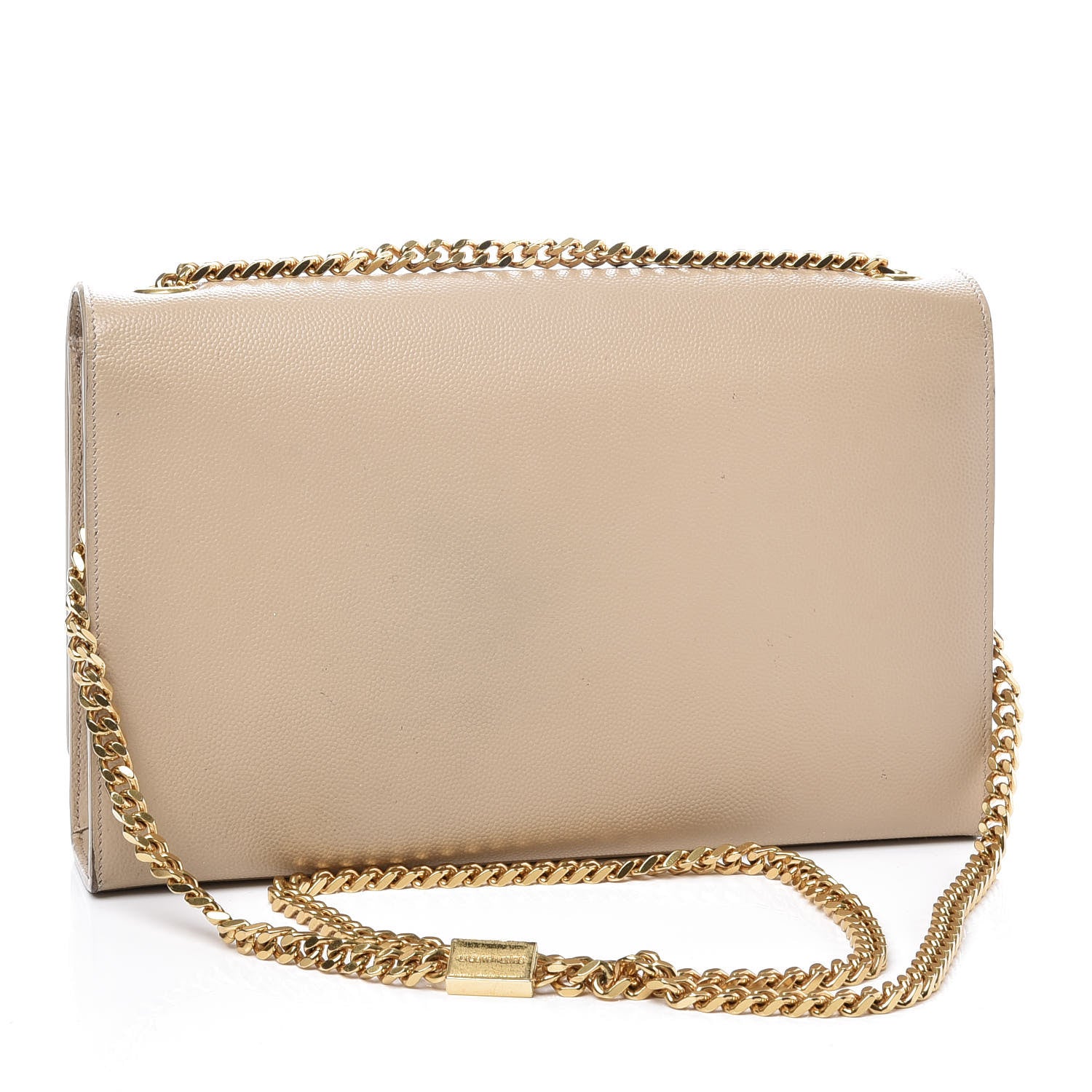 Saint Laurent Grain De Poudre Medium Monogram Kate Satchel Nude Powder 2 of 10