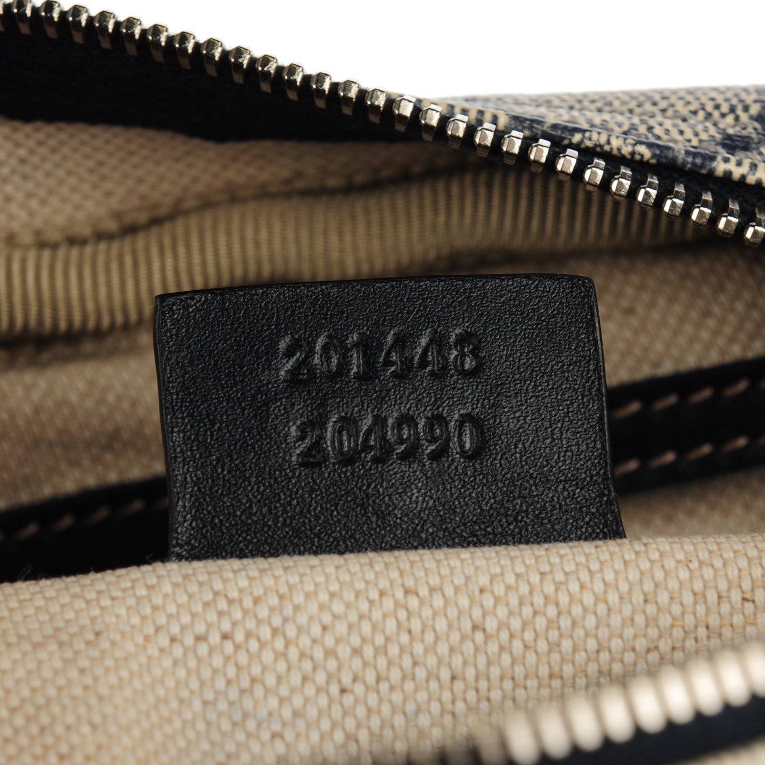 Gucci GG Supreme Monogram Selleria Calfskin Medium Messenger Bag Beige Blue 6 of 7