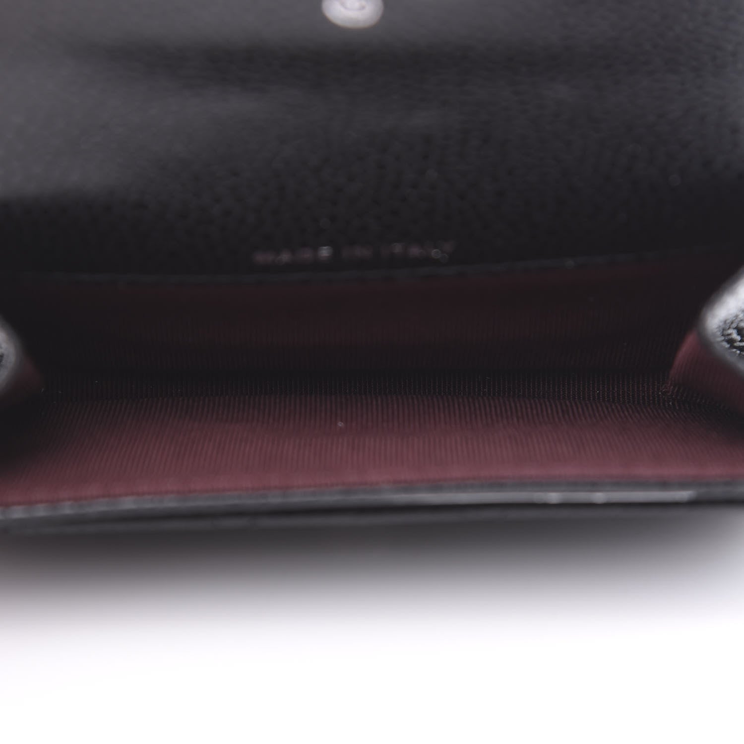 Chanel Caviar Quilted Flap Card Holder Wallet Black 5 of 9