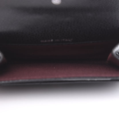 Chanel Caviar Quilted Flap Card Holder Wallet Black 5 of 9