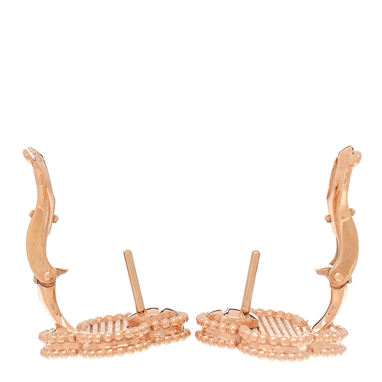 18K Rose Gold Vintage Alhambra Earrings