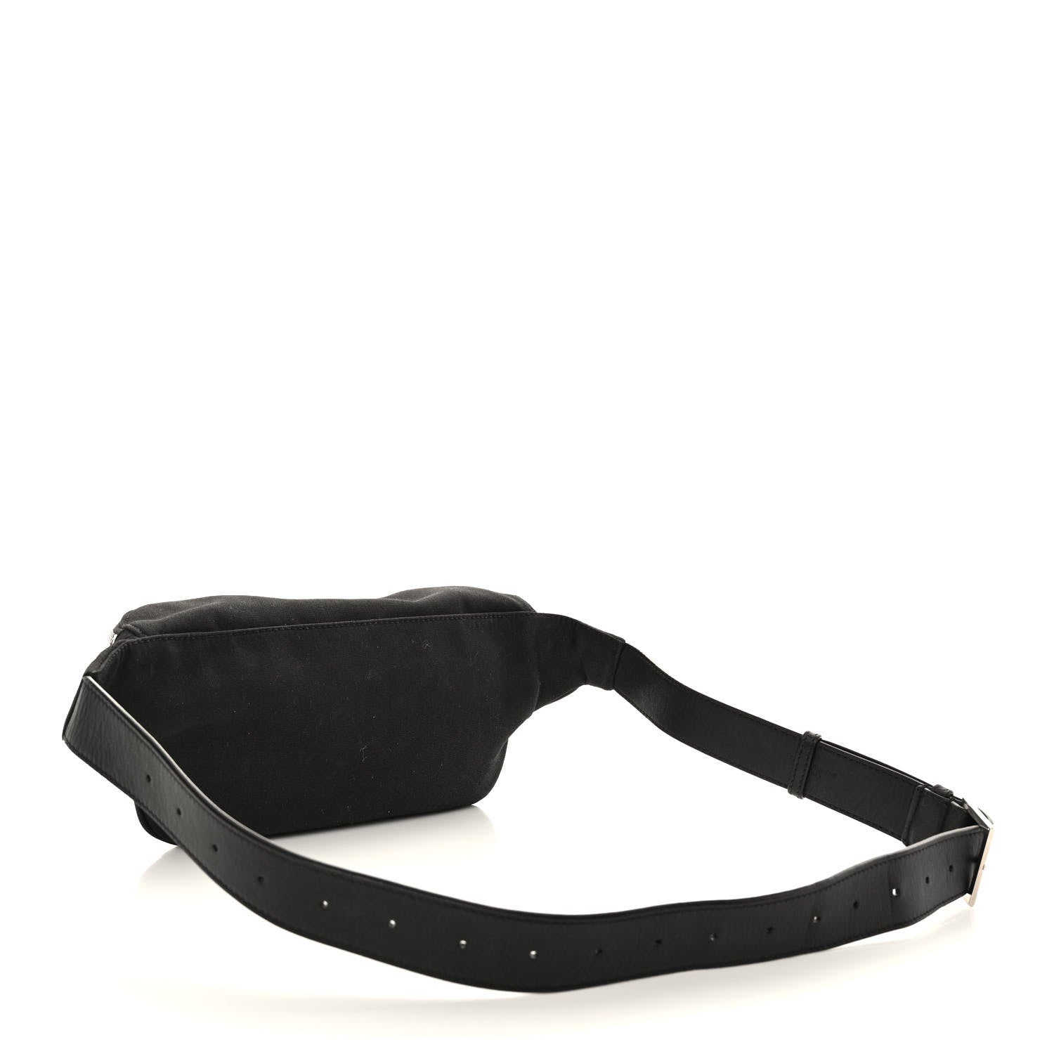 Saint Laurent Canvas Monogram Belt Bag Black 3 of 10