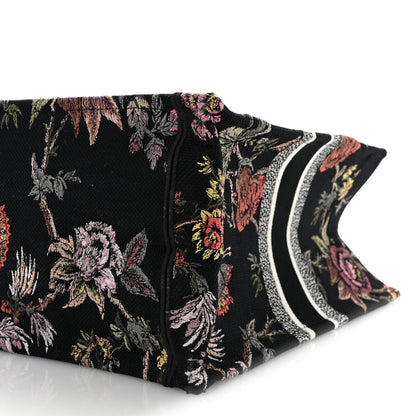Christian Dior Canvas Jardin Botanique Embroidered Large Book Tote Black Multicolor 10 of 14