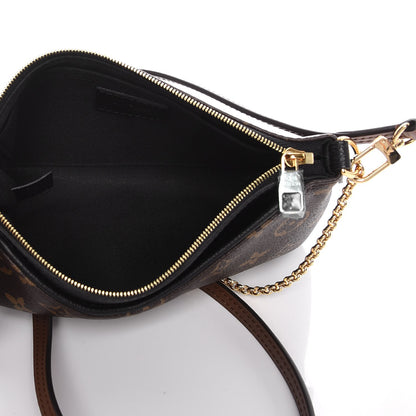 Louis Vuitton Monogram Pallas Clutch Black 5 of 9