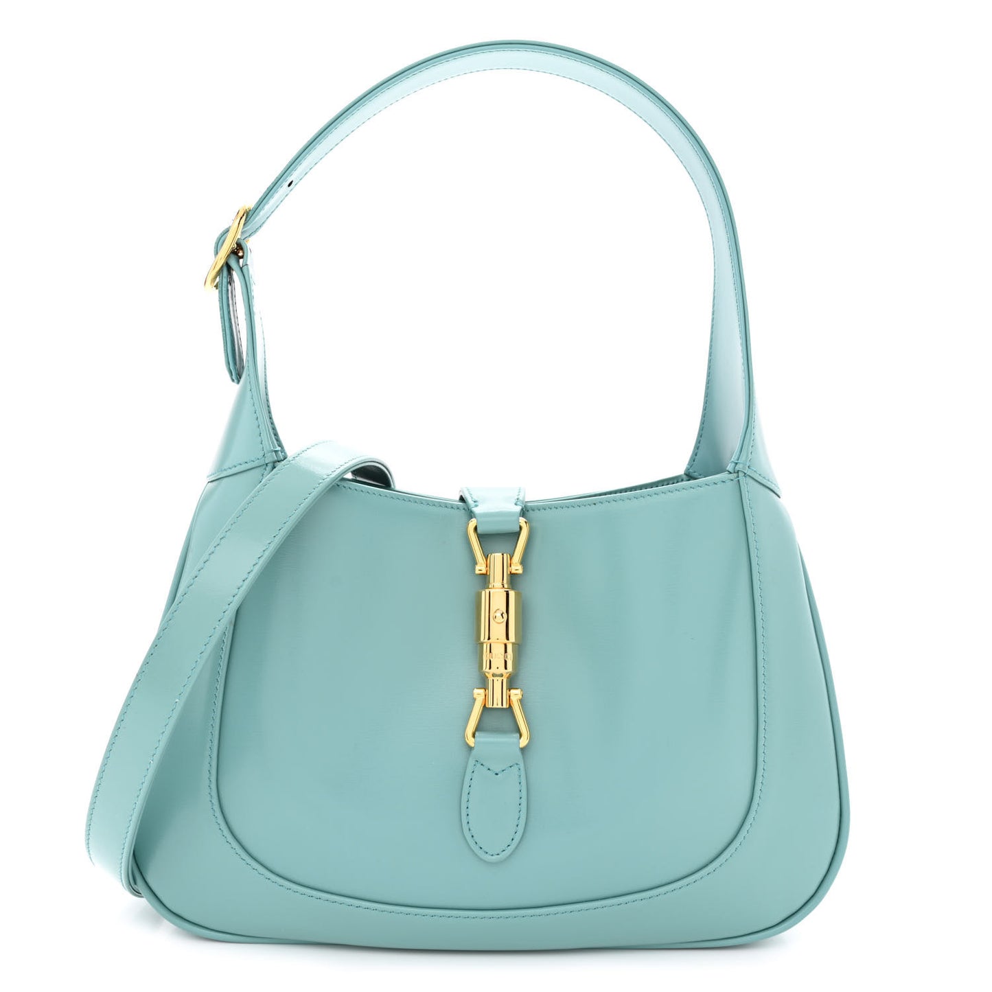 Boarded Dyana Lux Calfskin Small Jackie 1961 Hobo Dusty Azure