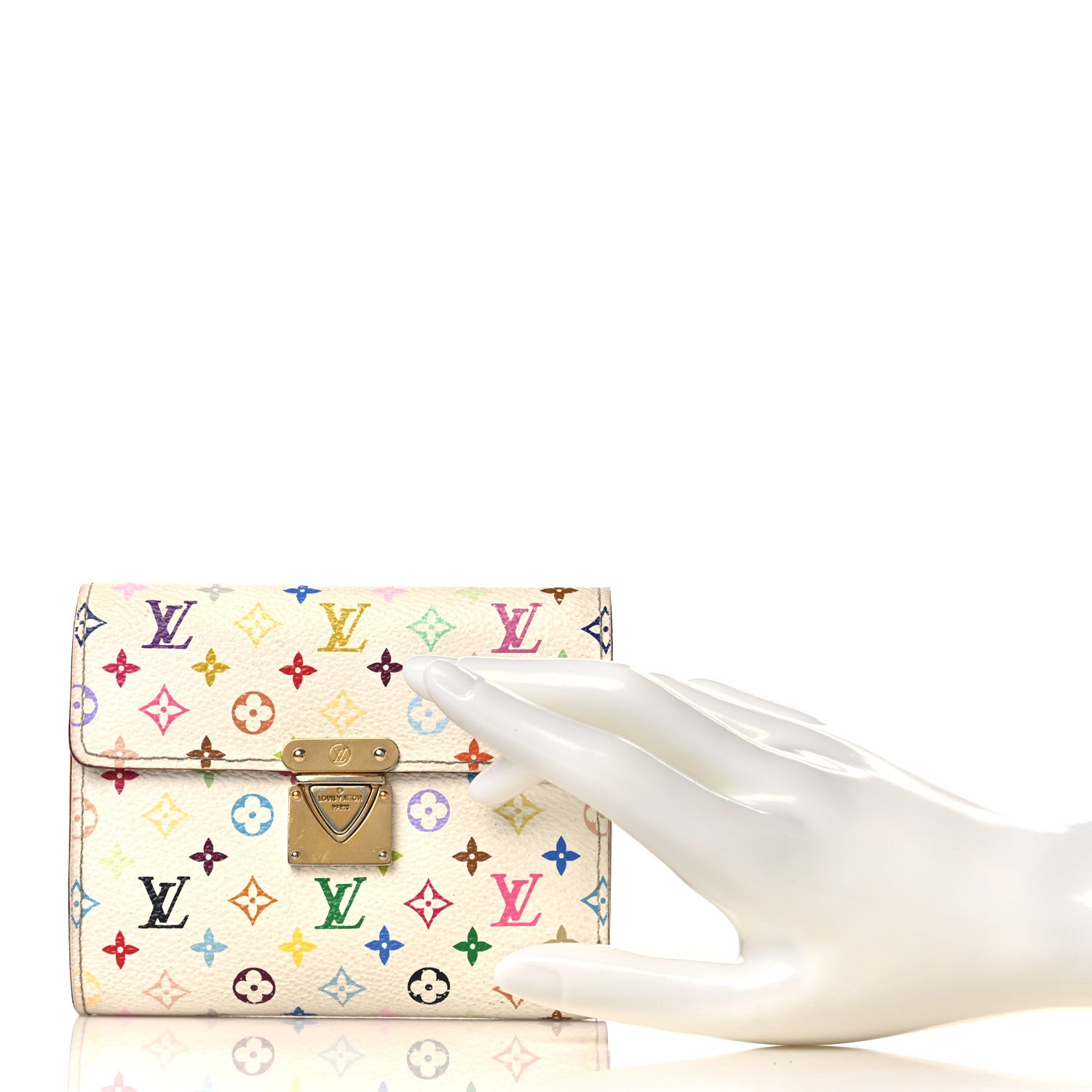 Louis Vuitton Monogram Multicolor Koala Wallet White 2 of 6