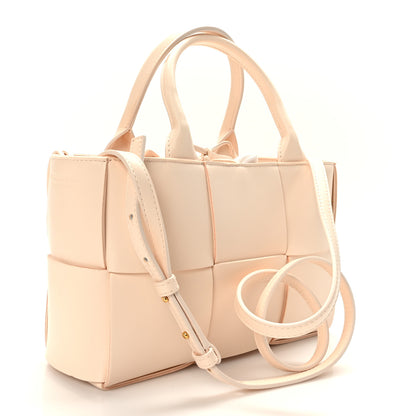 Bottega Veneta Nappa Maxi Intrecciato Mini Arco Tote Macaroon 4 of 9