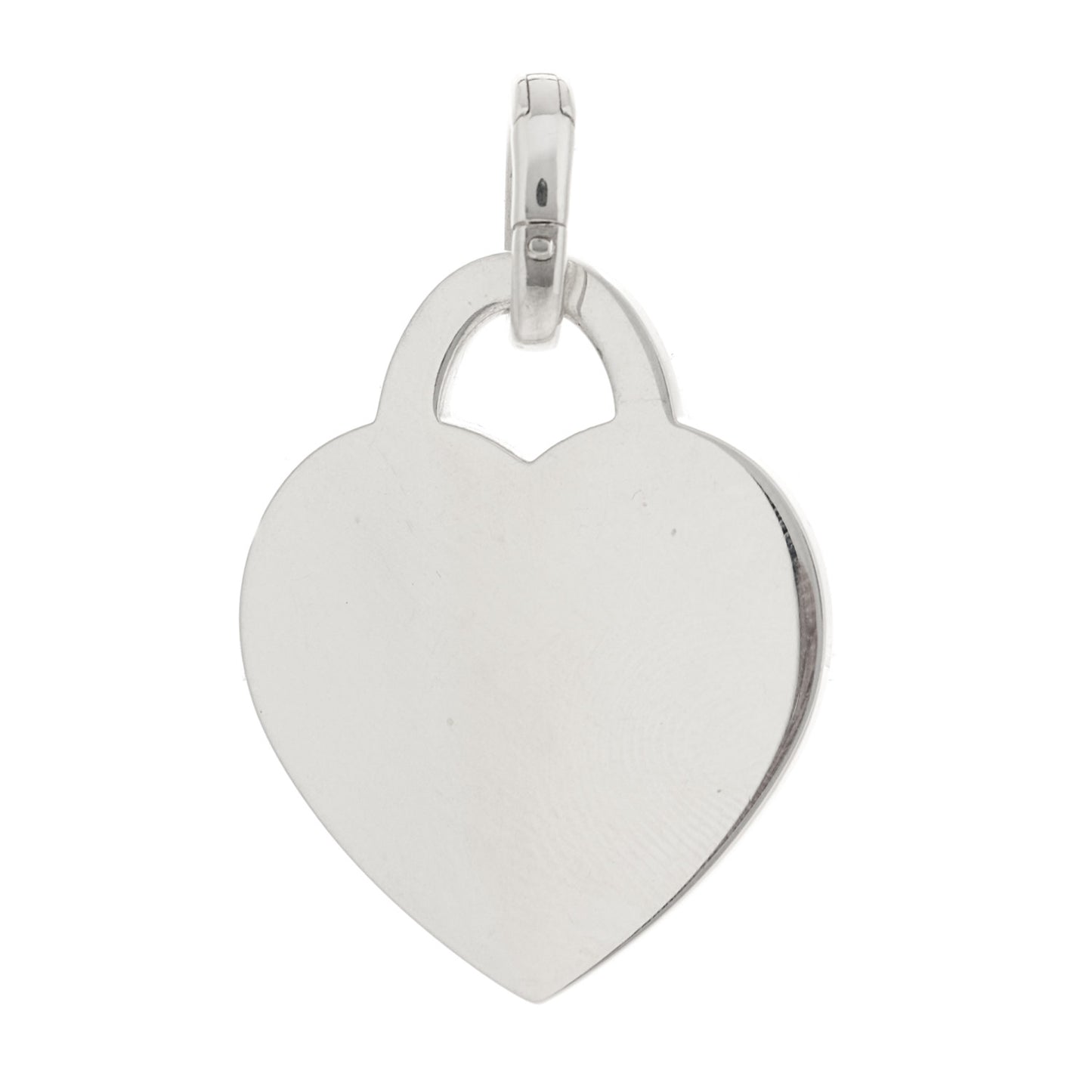 Sterling Silver Heart Tag Charm