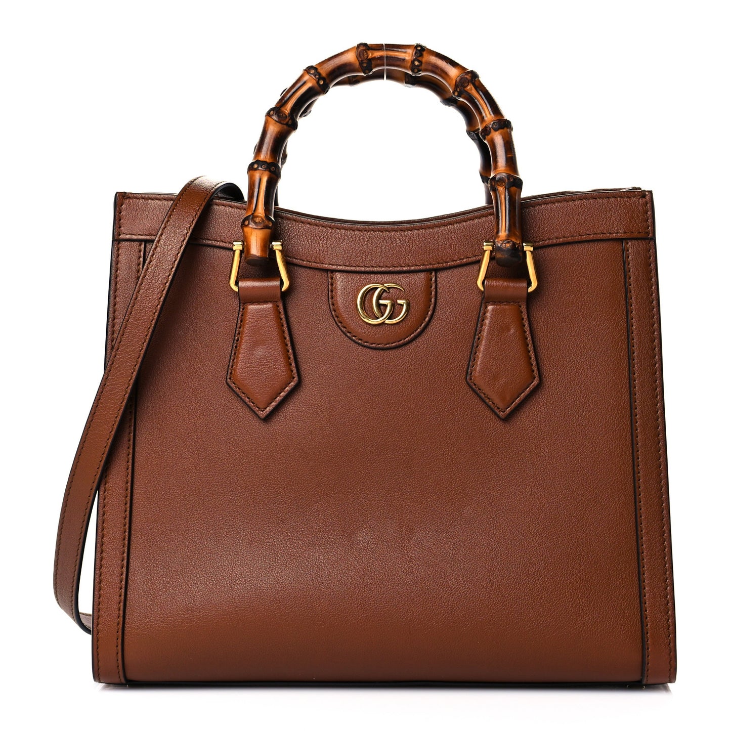 Wonka Grain Calfskin Small Diana Tote Bag Cuir