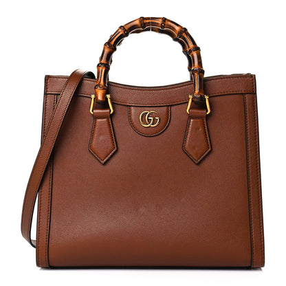 Gucci Wonka Grain Calfskin Small Diana Tote Bag Cuir 1 of 10