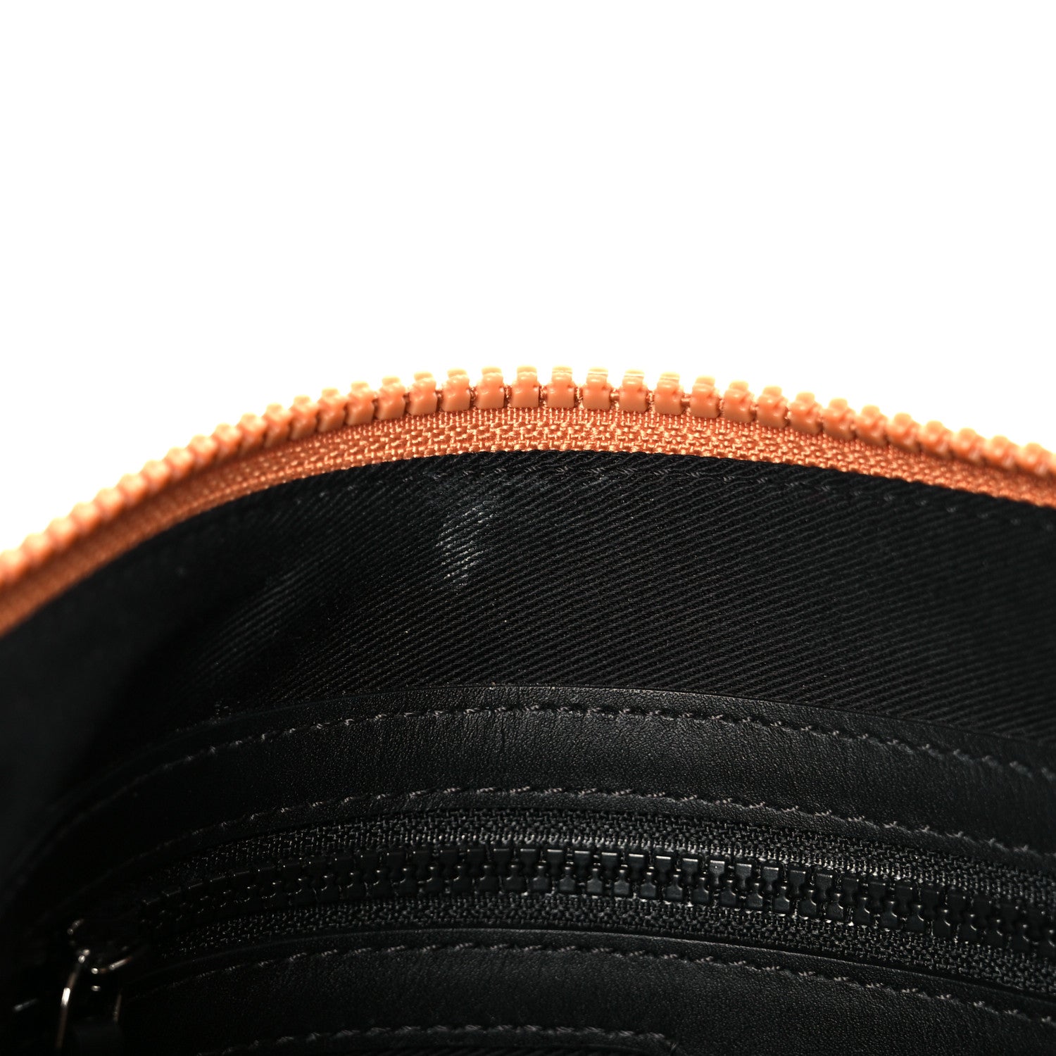 MCM Visetos Medium Stark Wristlet Pouch Black Cognac 9 of 9