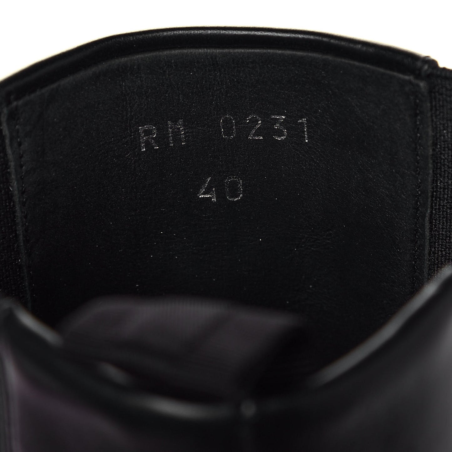 Calfskin Squared Ankle Boots 40 Black Pink
