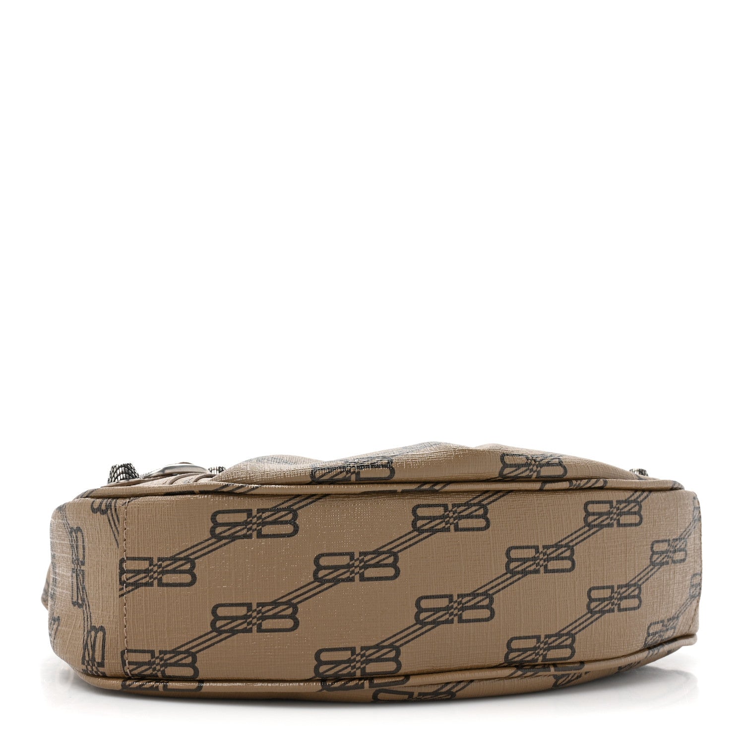 Balenciaga Coated Canvas BB Monogram Le Cagole Shoulder Bag XS Beige Brown 4 of 10