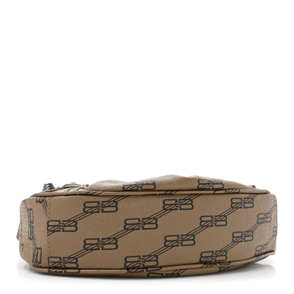 Balenciaga Coated Canvas BB Monogram Le Cagole Shoulder Bag XS Beige Brown 4 of 10