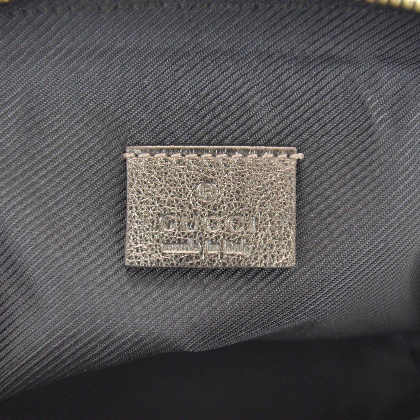 Guccissima Cosmetic Case Metallic