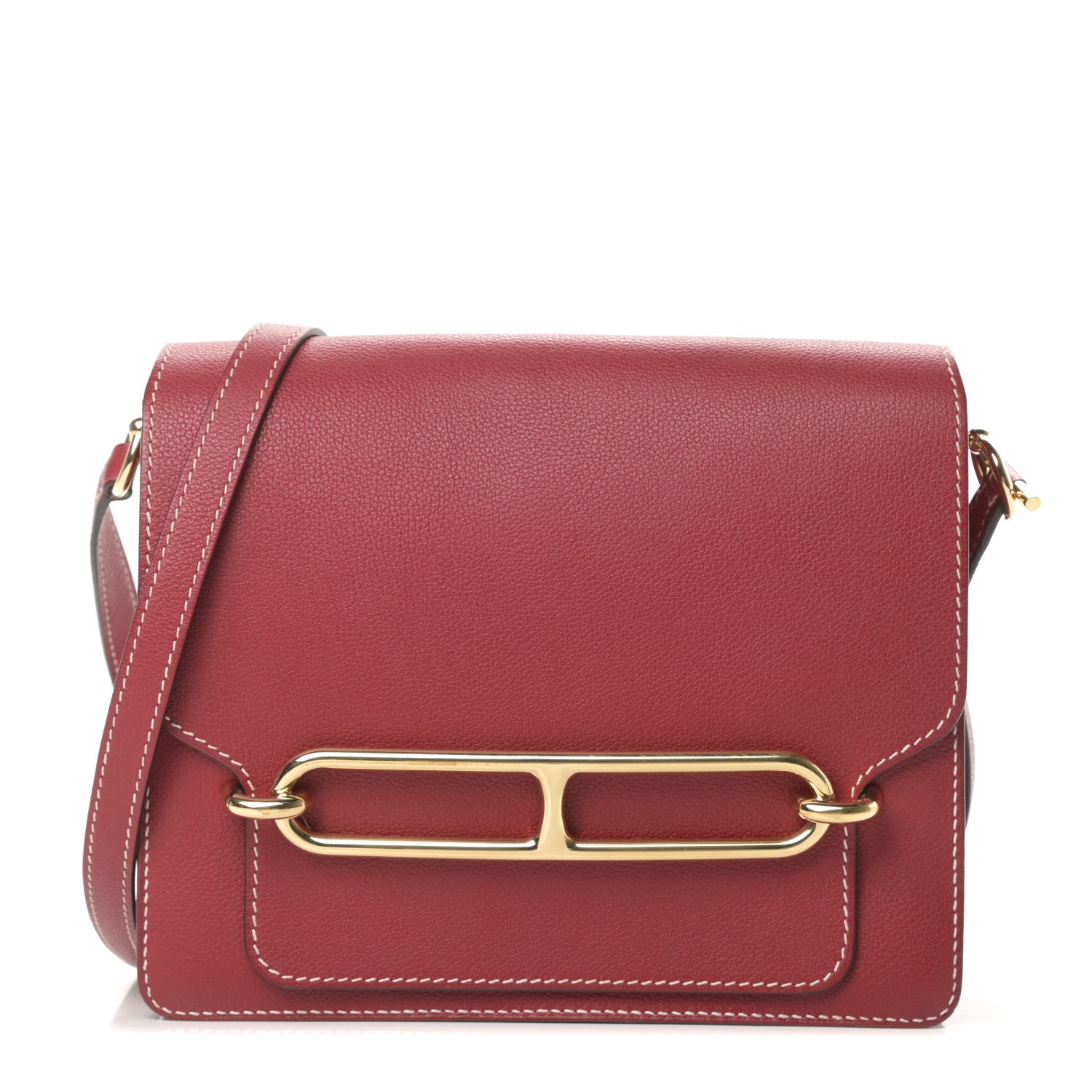 Hermes Evercolor Sac Roulis 23 Rouge Grenat 1 of 10