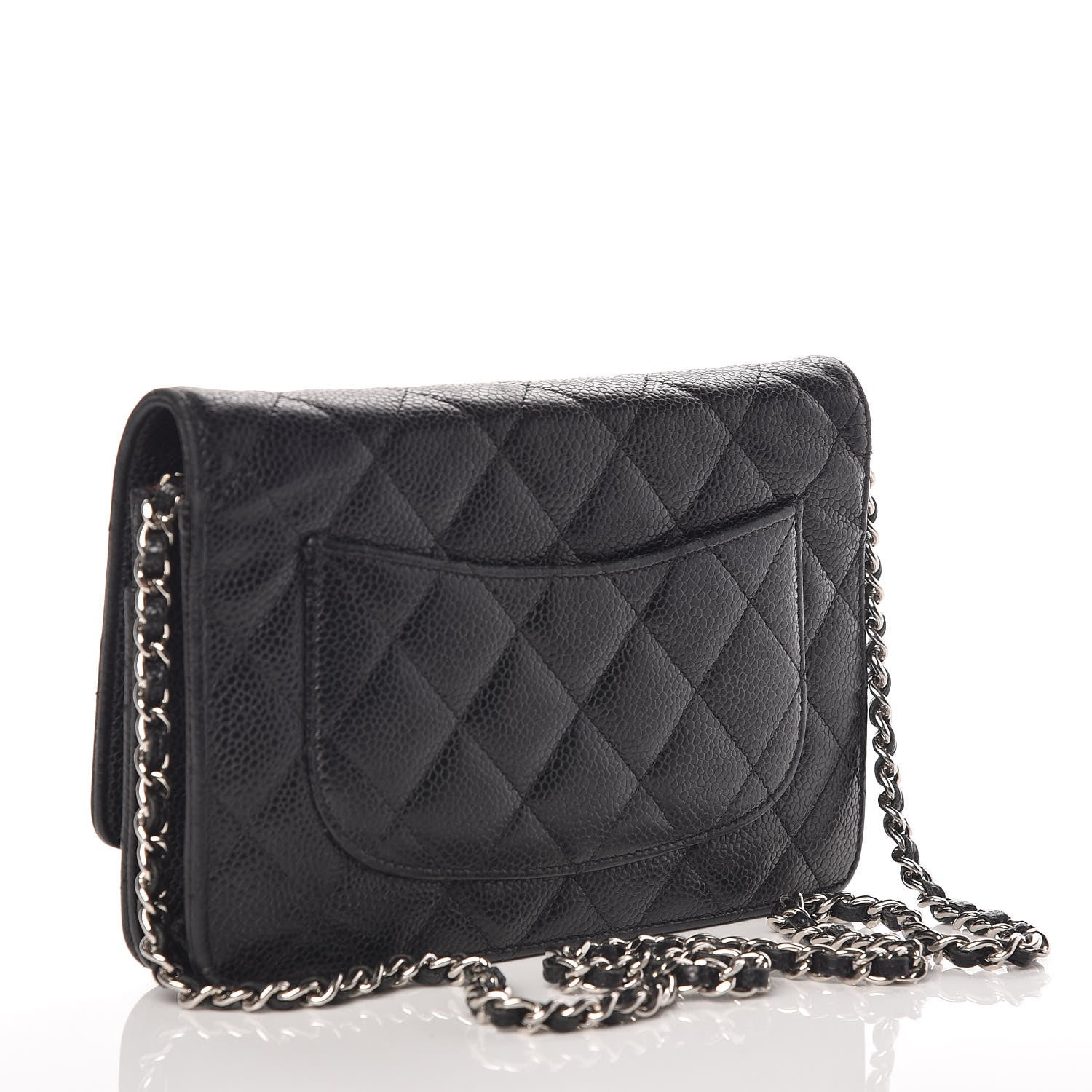 Chanel Caviar Quilted Wallet On Chain WOC Black 3 of 19