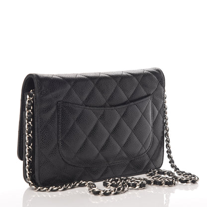 Chanel Caviar Quilted Wallet On Chain WOC Black 3 of 19