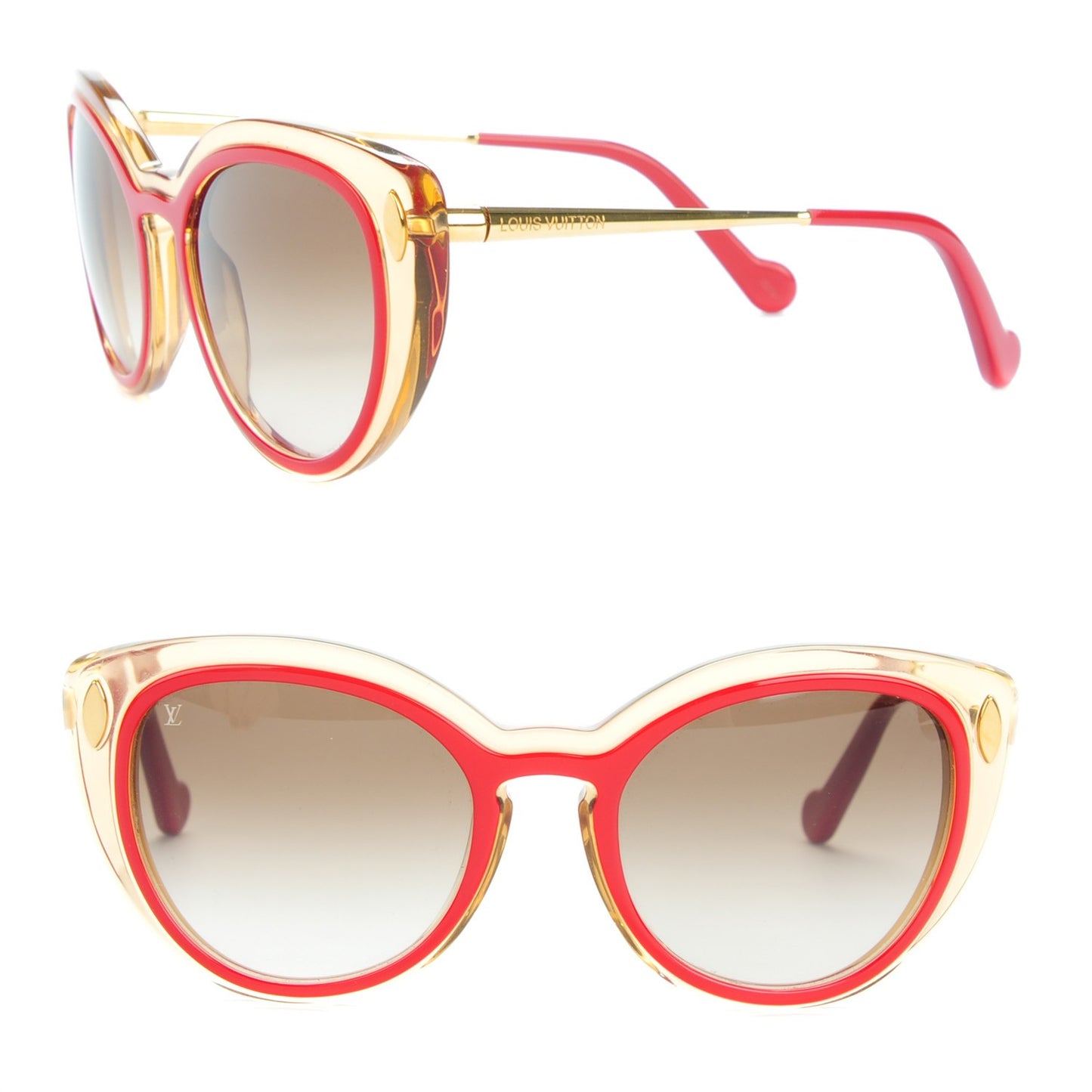 Willow Z0675W Sunglasses Gold Red