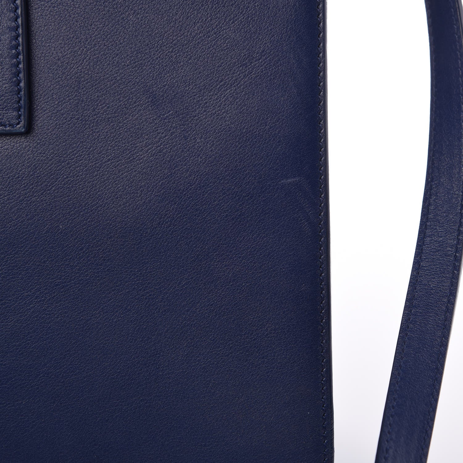 Saint Laurent Calfskin Small Sac De Jour New Marine 16 of 18