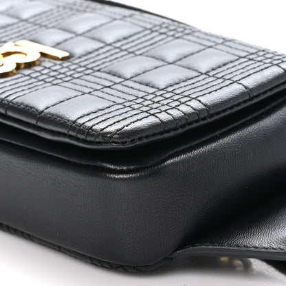 Burberry Lambskin Quilted Lola Bum Bag Black 10 of 10