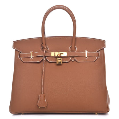 Hermes Togo Birkin 35 Gold 1 of 28