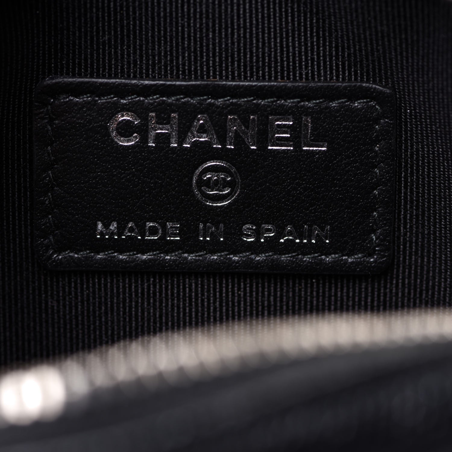 Chanel Caviar Quilted Zip Around Classic Coin Purse Black 6 of 7