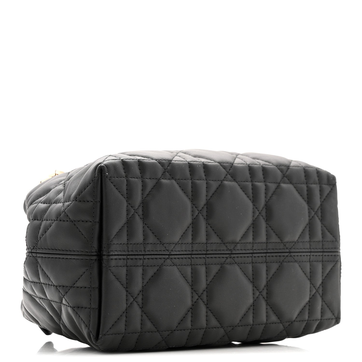 Christian Dior Calfskin Macrocannage Small Toujours  Black 5 of 13