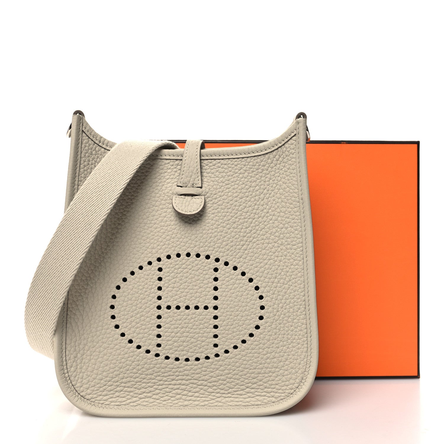 Hermes Taurillon Clemence Amazone Evelyne TPM Beton 11 of 11